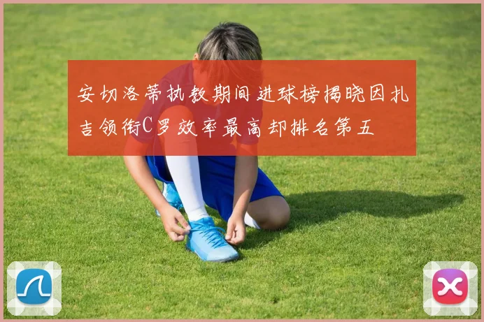安切洛蒂执教期间进球榜揭晓因扎吉领衔C罗效率最高却排名第五